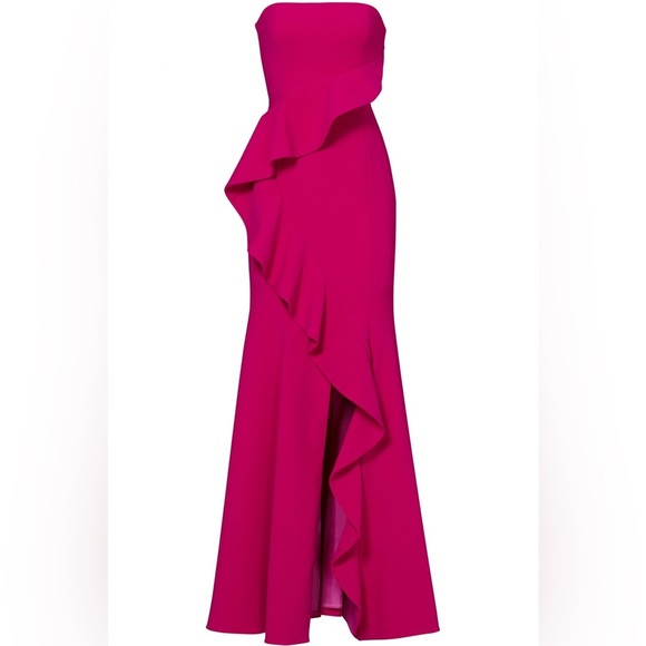 Jay Godfrey Fuchsia Torres Gown Size 10 - Picture 4 of 8